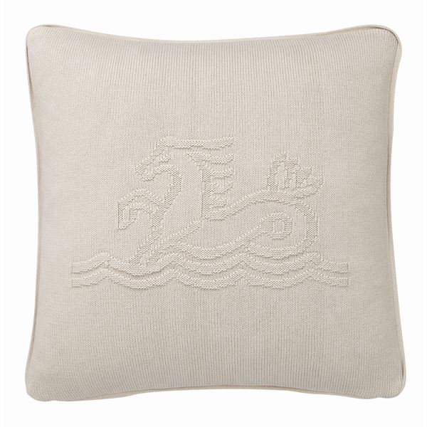 Signature Knit Cushion - Linen